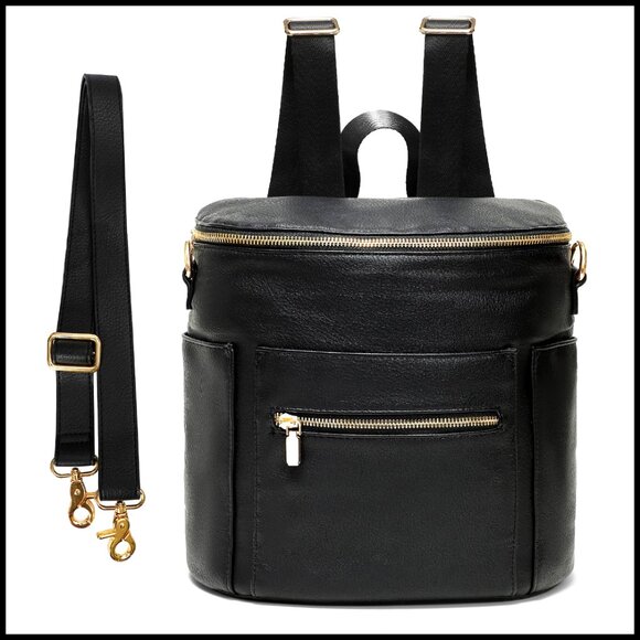 Mini Diaper Bag Backpack with 14 Pockets Insulated Compartment